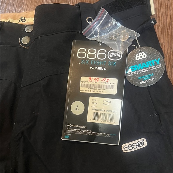 686 womens smarty lowrise Pants - Picture 4 of 16